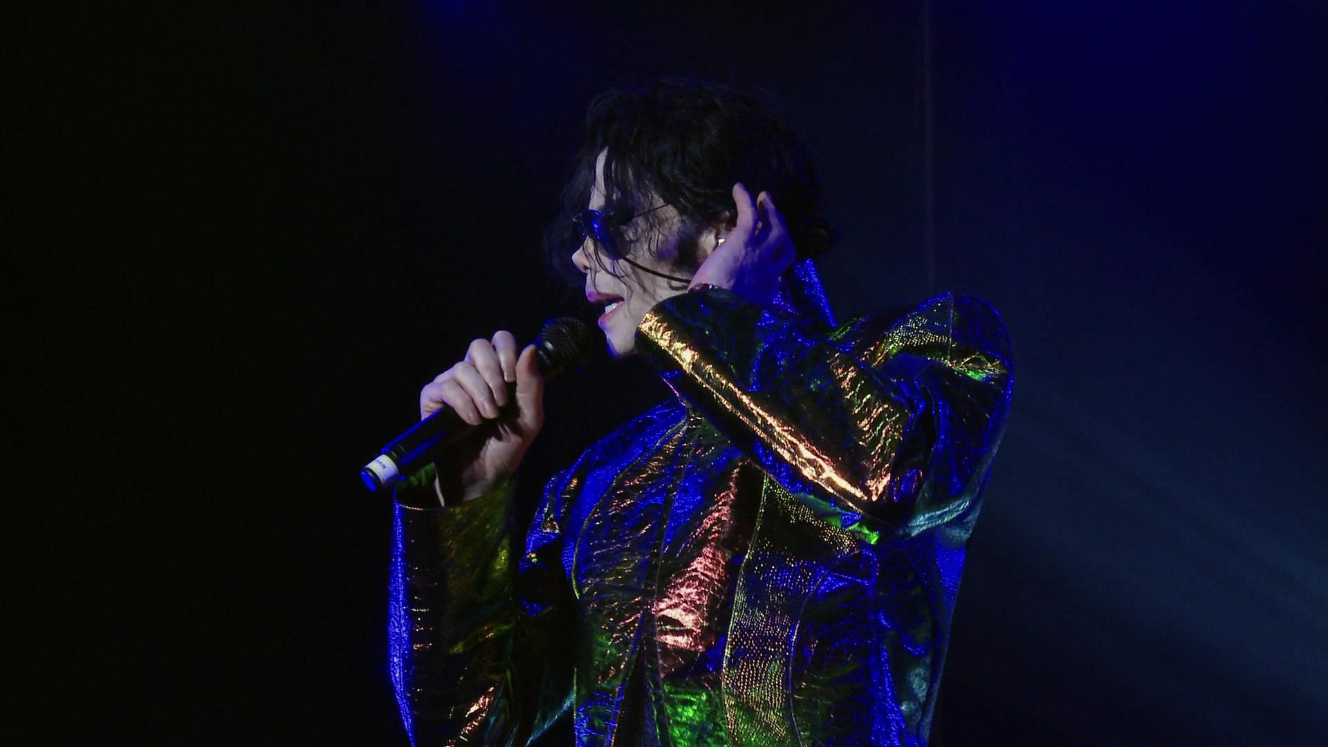 Michael in This Is It--Shiny jacket