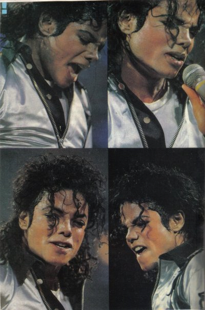 Michael Jackson Bad Tour Collage