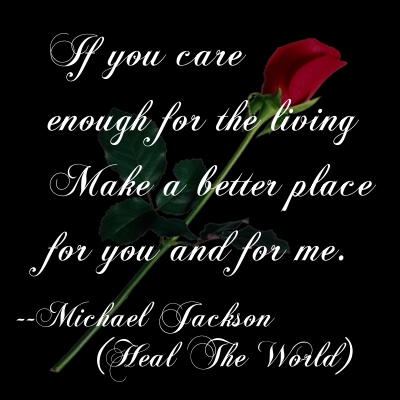 Heal The World Graphic