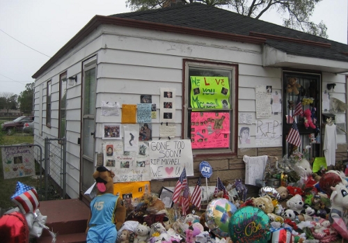 Michael Jackson's Childhood home following his death