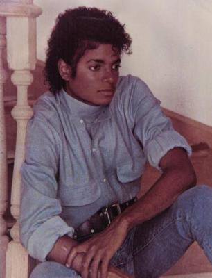 A candid photo of Michael from the 1980s