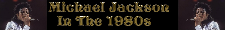 Michael Jackson in the 1980s Banner