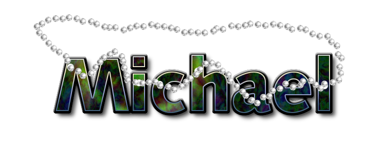 Michael Keychain graphic