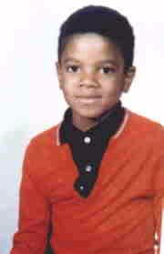 Michael Jackson as a boy.